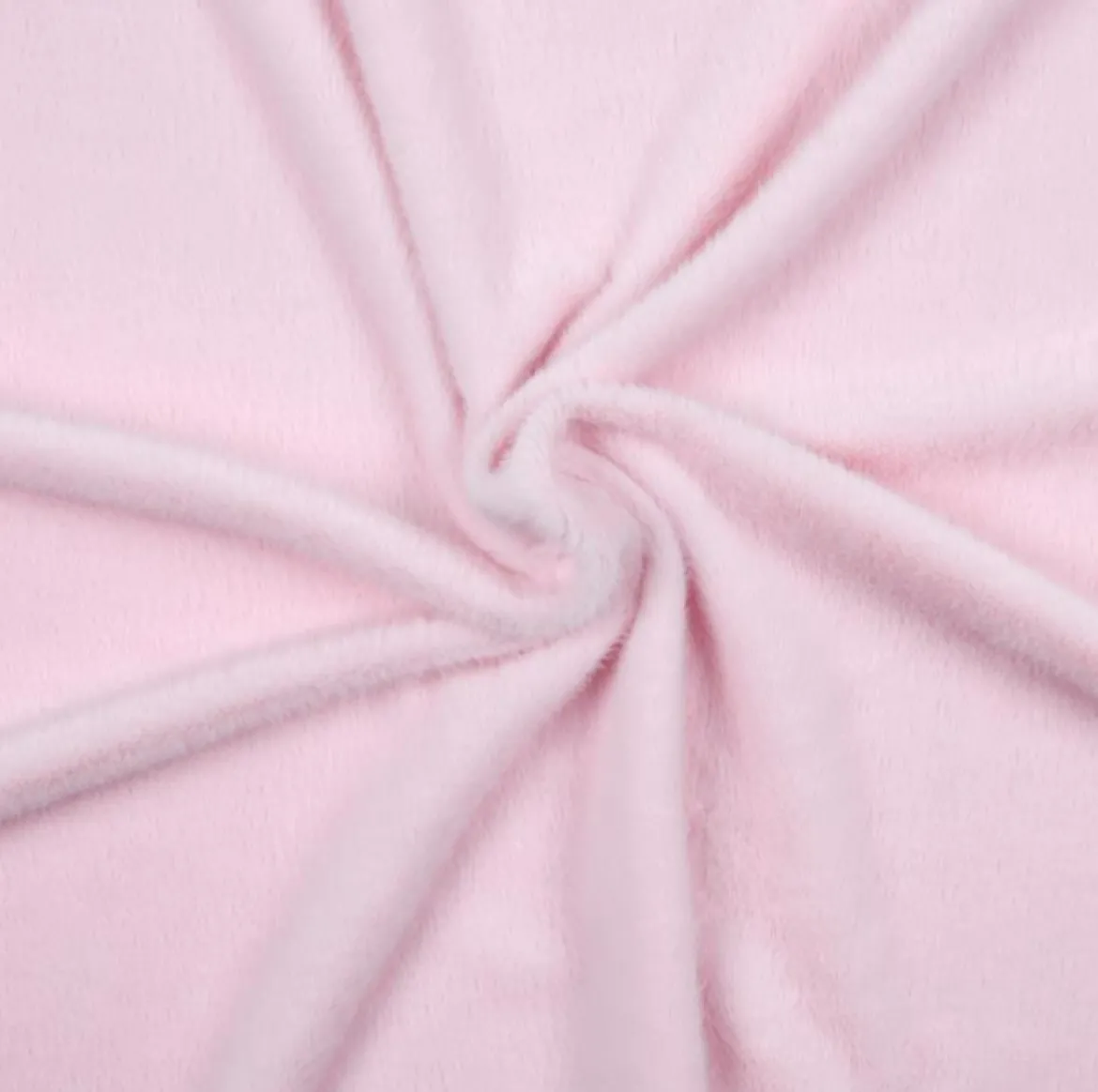 Kunstfell Soft-Plüsch Meterware rosa 1,50m Breite
