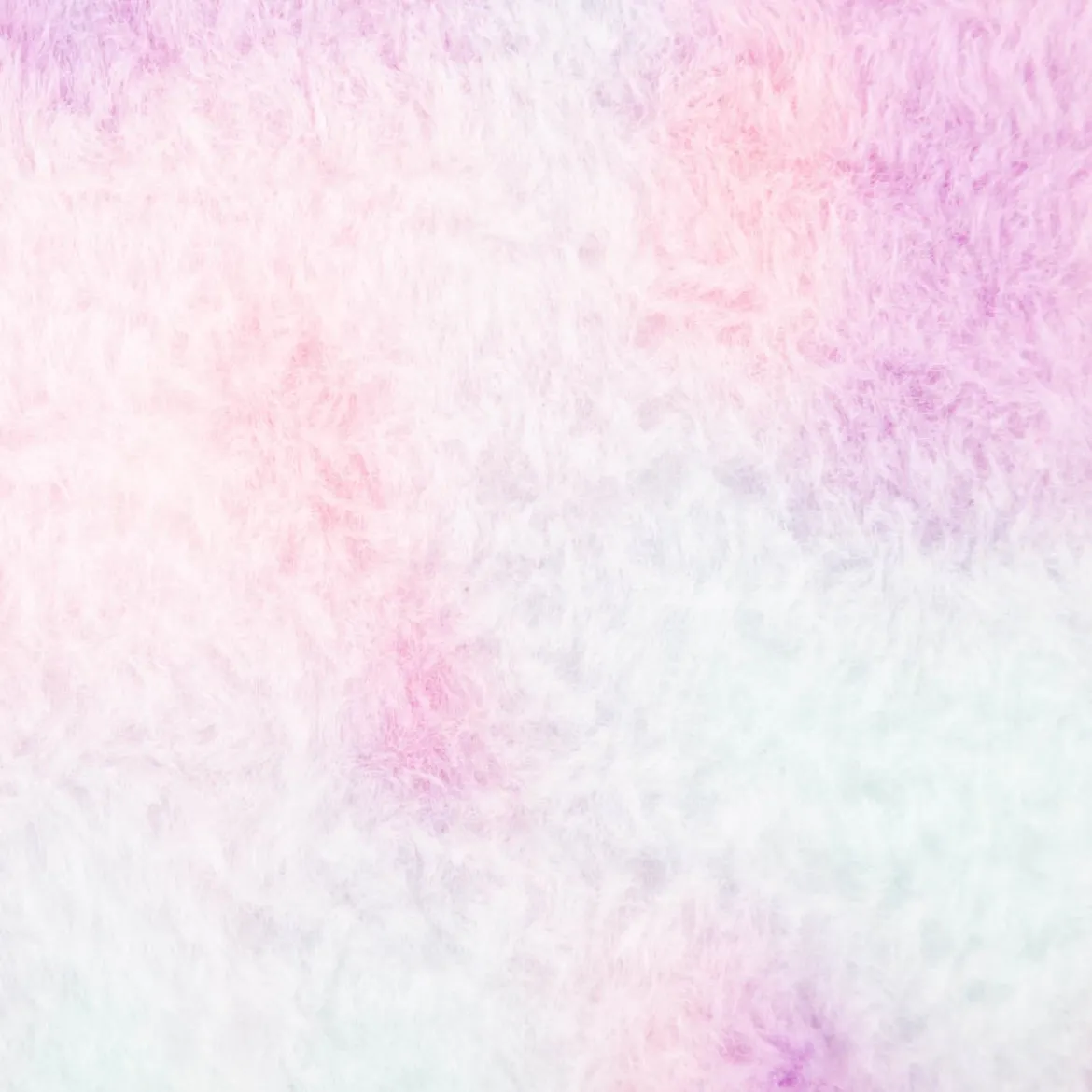 Kunstfell Soft-Plüsch Meterware Batik rosa lila hellblau 1,50m Breite