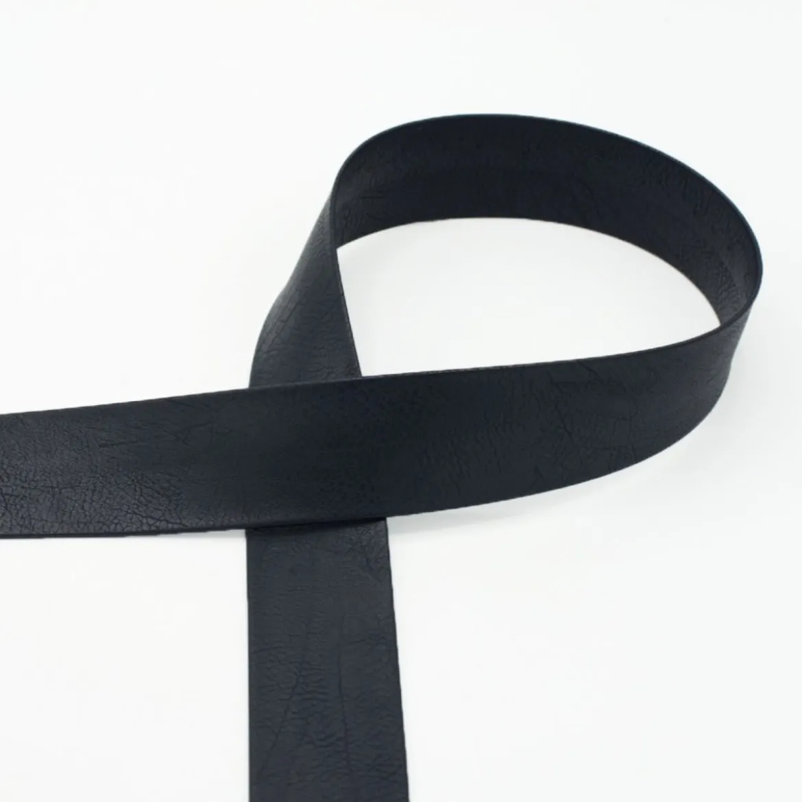 Kunstlederband navy blau Breite: 4cm