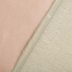 Kunstleder Lederimitat Kreativleder Polsterleder Bekleidungsleder mit Viskose Champagner Metallic 1,4m Breite