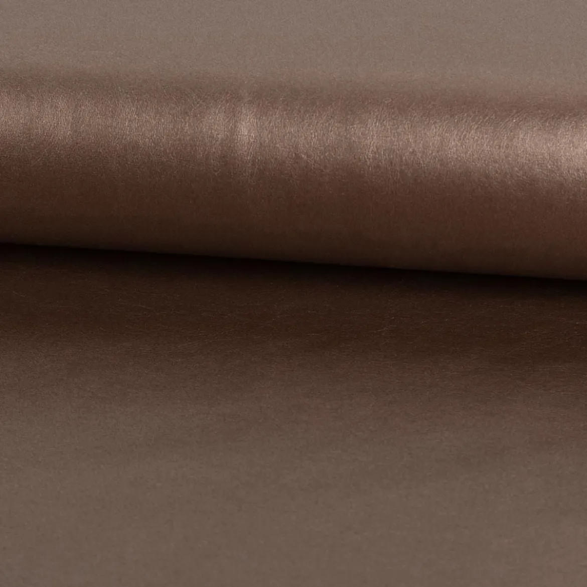 Kunstleder Lederimitat Kreativleder Polsterleder Bekleidungsleder mit Viskose Braun Metallic 1,4m Breite