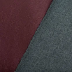 Kunstleder Lederimitat Kreativleder Polsterleder Bekleidungsleder mit Viskose Beere Metallic 1,4m Breite