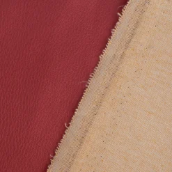 Kunstleder Polsterkunstleder Kreativleder Metallic Glanz rot 1,4m Breite