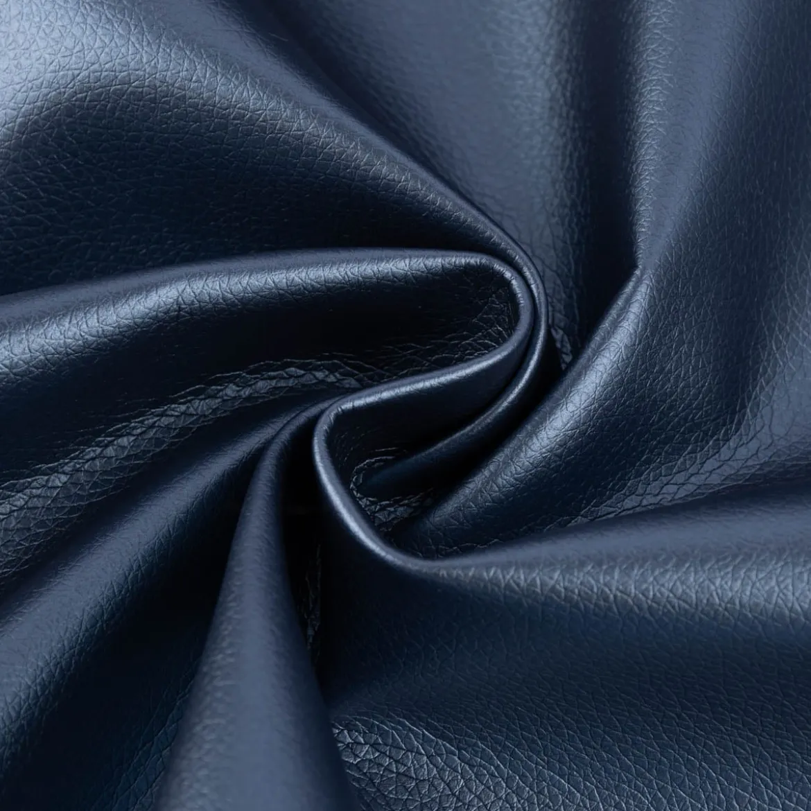 Kunstleder Polsterkunstleder Kreativleder Metallic Glanz dunkelblau 1,4m Breite