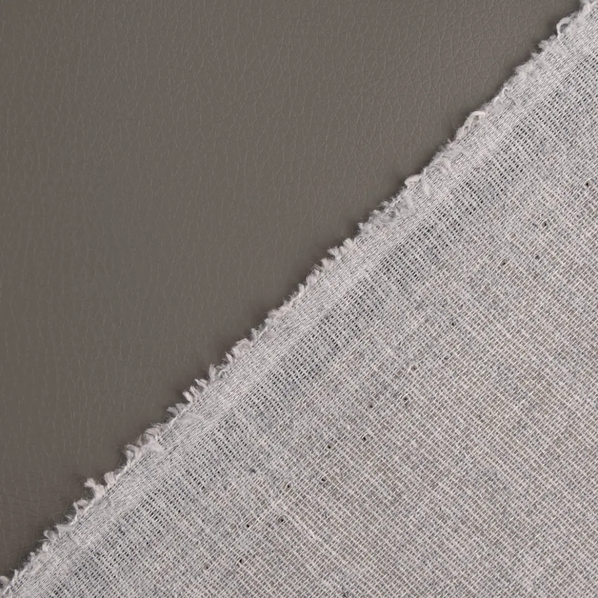 Kunstleder Polsterkunstleder Kreativleder grau 1,4m Breite