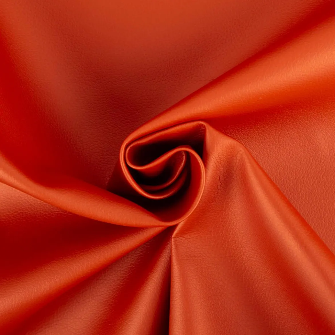 Kunstleder Polsterkunstleder Kreativleder Metallic Glanz orange 1,4m Breite