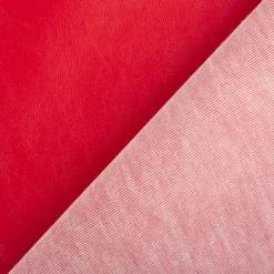 Kunstleder Polsterstoff rot Meterware robust & pflegeleicht 1,40m
