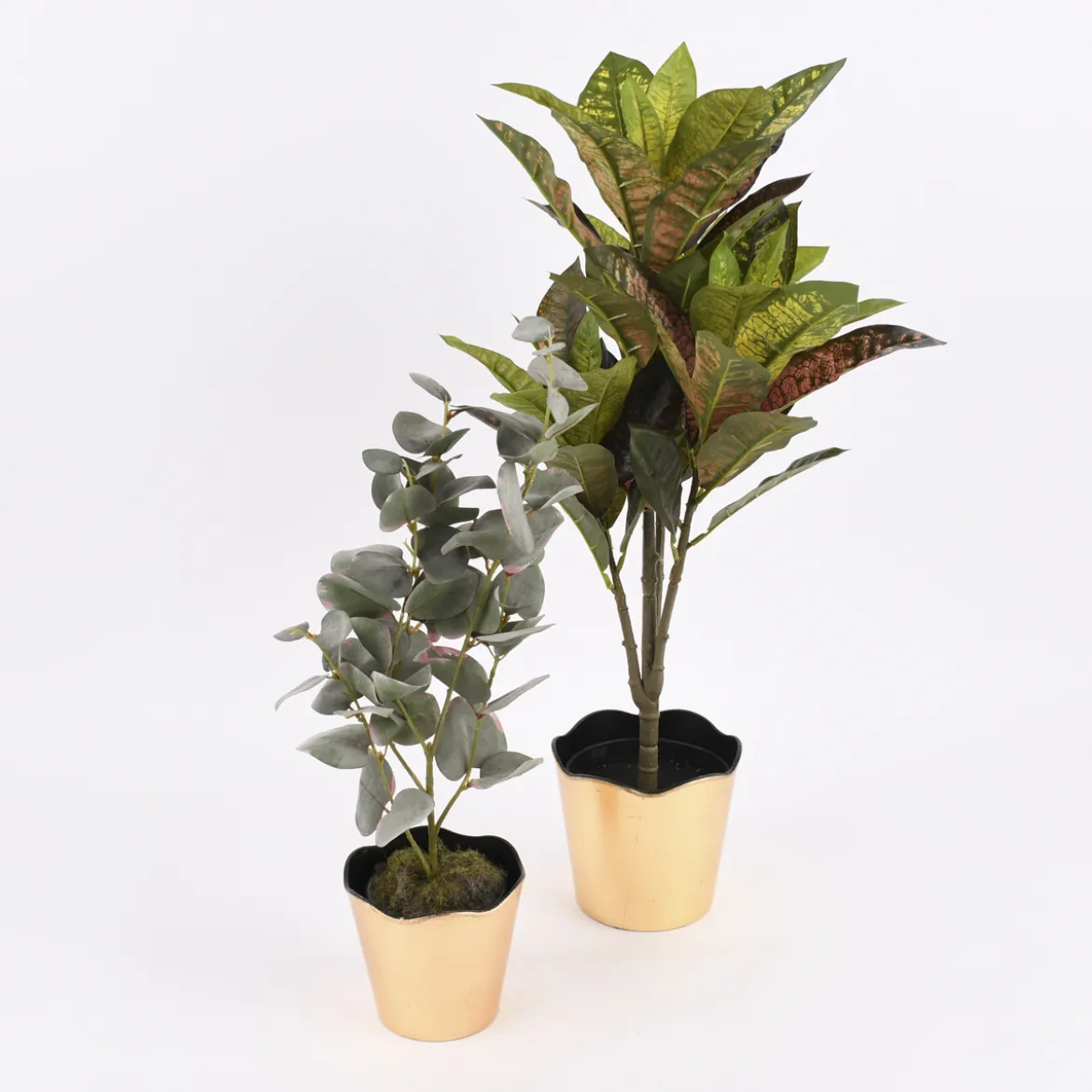 Kunstpflanze im Topf Eukalyptus grün 48cm