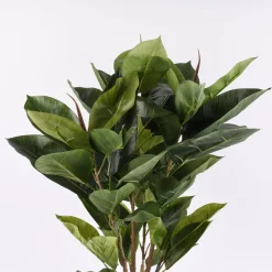 Kunstpflanze im Topf Gummibaum grün 93cm