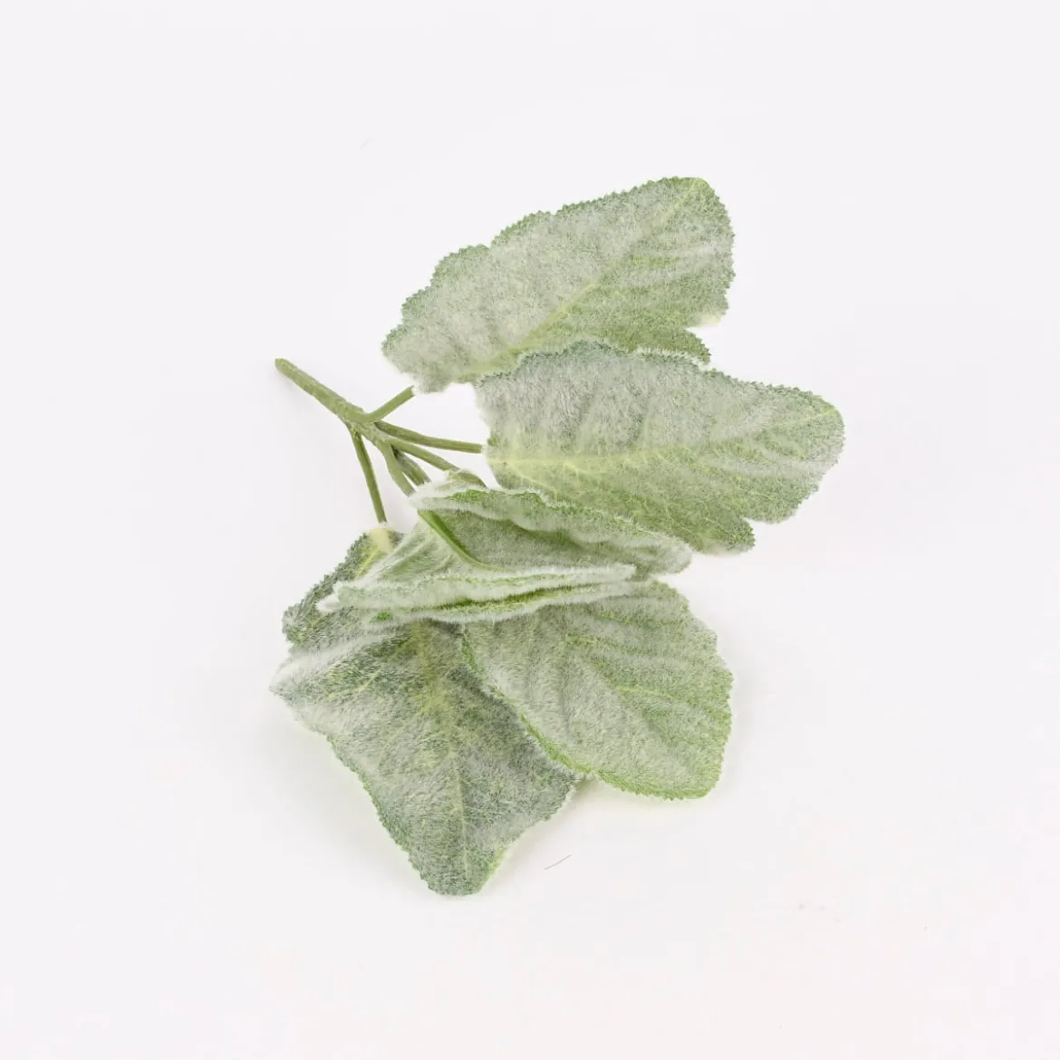 Kunstpflanze Salbeizweig 7-blättrig grün 25cm
