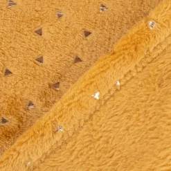 Kuscheldecke Dreiecke gelb 75x100cm