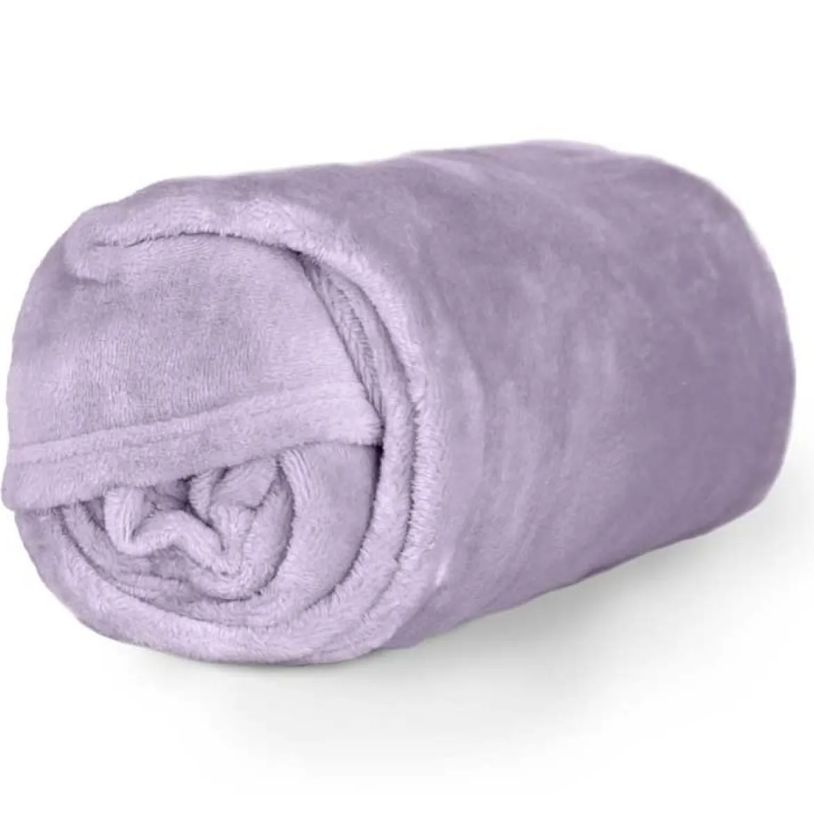 Kuscheldecke Enzo aus flauschiger Mikrofaser flieder 130x180cm