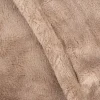 Kuscheldecke in Übergröße einfarbig beige 220x240cm