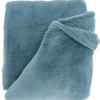 Kuscheldecke Justin aus flauschiger Mikrofaser jeansblau XL 150x200cm