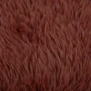 Kuschelkissen zweiseitig Plüsch & Velours marsala 45x45cm