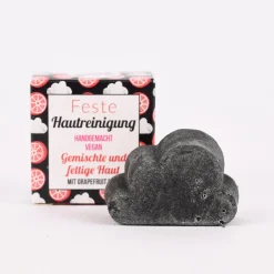 Lamazuna Feste Gesichtsreinigung mit Grapefruit für gemischte und fettige Haut 25g