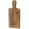 La Vida Holzbrett Gipfelgrüße Kleines Schmankerl 14x34cm