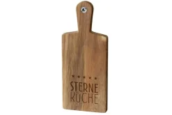 La Vida Holzbrett Kitchen Sterne Küche Sterne 14x34cm