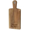 La Vida Holzbrett Maritim Ich liebe das Meer Schiffchen 14x34cm