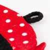 La Vida Kinder Waschhandschuh Pinguin Pirat aus Baumwolle schwarz bunt 24x20cm