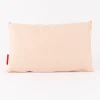 La Vida Kuschelkissen Lieblingskissen Blüten orange weiß 25x40cm