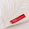 La Vida Kuschelkissen Träum schön Federn beige weiß 25x40cm