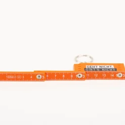La Vida Mini-Zollstock Geht nicht gibt´s nicht orange Schlüsselanhänger