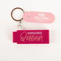 La Vida Mini-Zollstock Handwerker Queen beere Schlüsselanhänger
