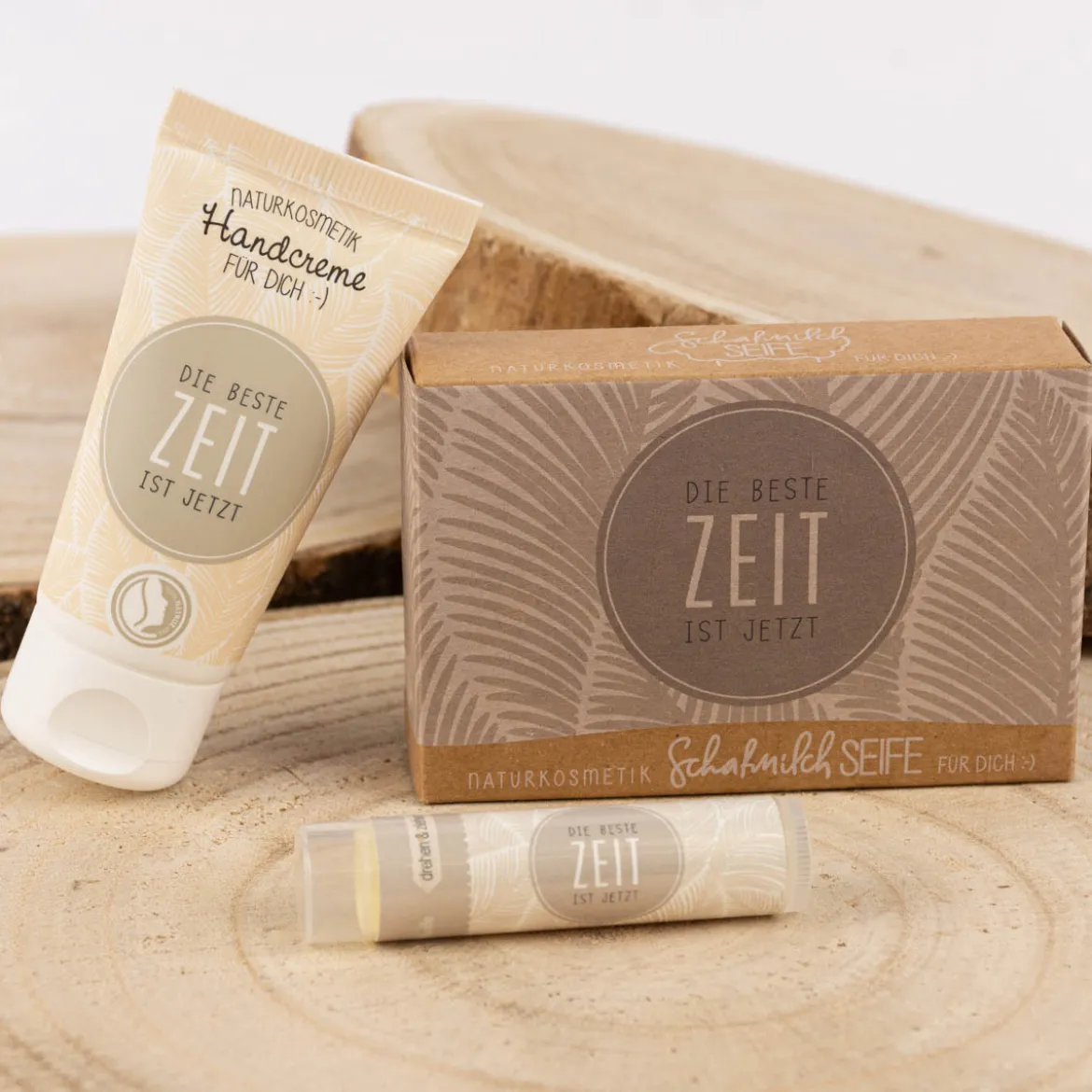 La Vida Naturkosmetik Handcreme Die beste Zeit ist jetzt Federn beige 30ml