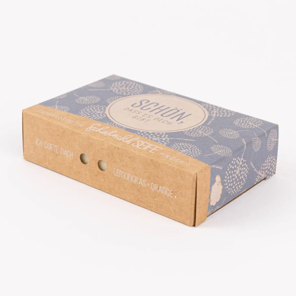 La Vida Naturkosmetik Schafmilchseife Schön, dass es dich gibt Pusteblumen blau 100g