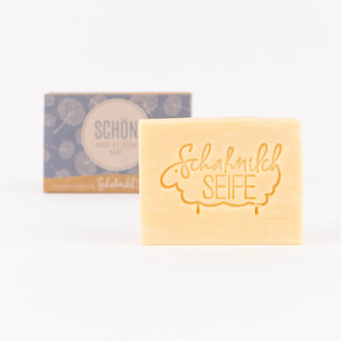 La Vida Naturkosmetik Schafmilchseife Schön, dass es dich gibt Pusteblumen blau 100g
