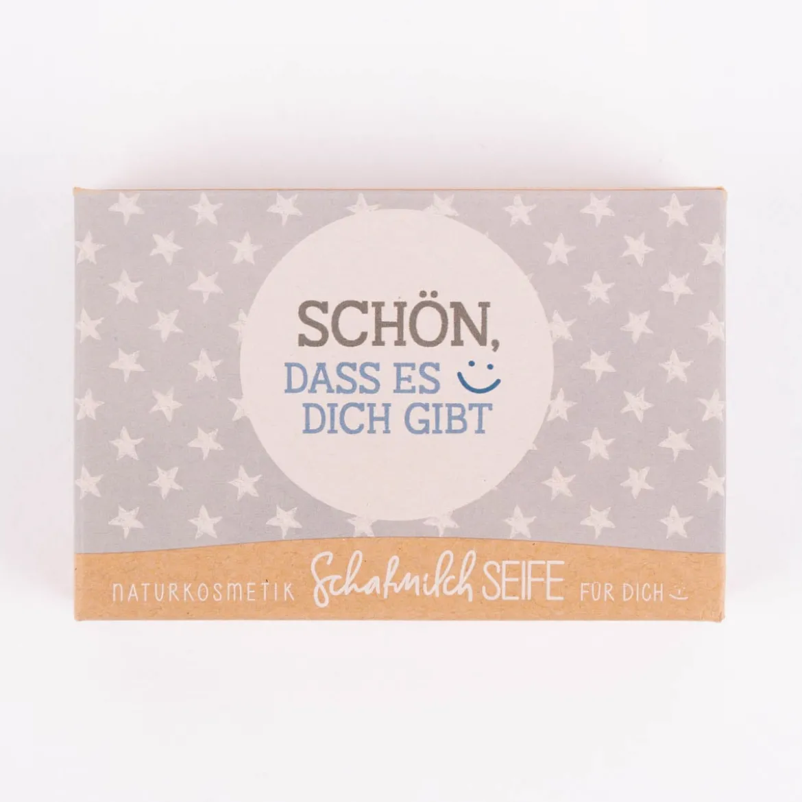 La Vida Naturkosmetik Schafmilchseife Schön, dass es dich gibt grau 100g