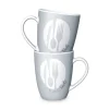 La Vida Porzellan Tasse Mit Leib und Seele Besteck grau weiß 8x10cm