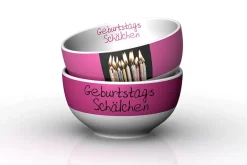 La Vida Schale Geburtstags Schälchen Kerzen 13x9cm