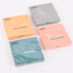 La Vida Serviette Mit Liebe gekocht türkis weiß mint 33x33cm 3lagig 20 Stück