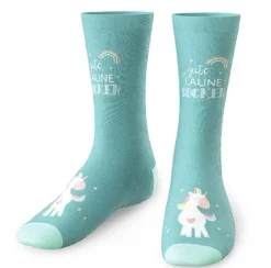 La Vida Zaubersocken Unicorn Gr. 36x40 Einhorn türkisblau