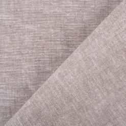 Leinen-Baumwollstoff Chambray uni meliert braun 1,38m Breite