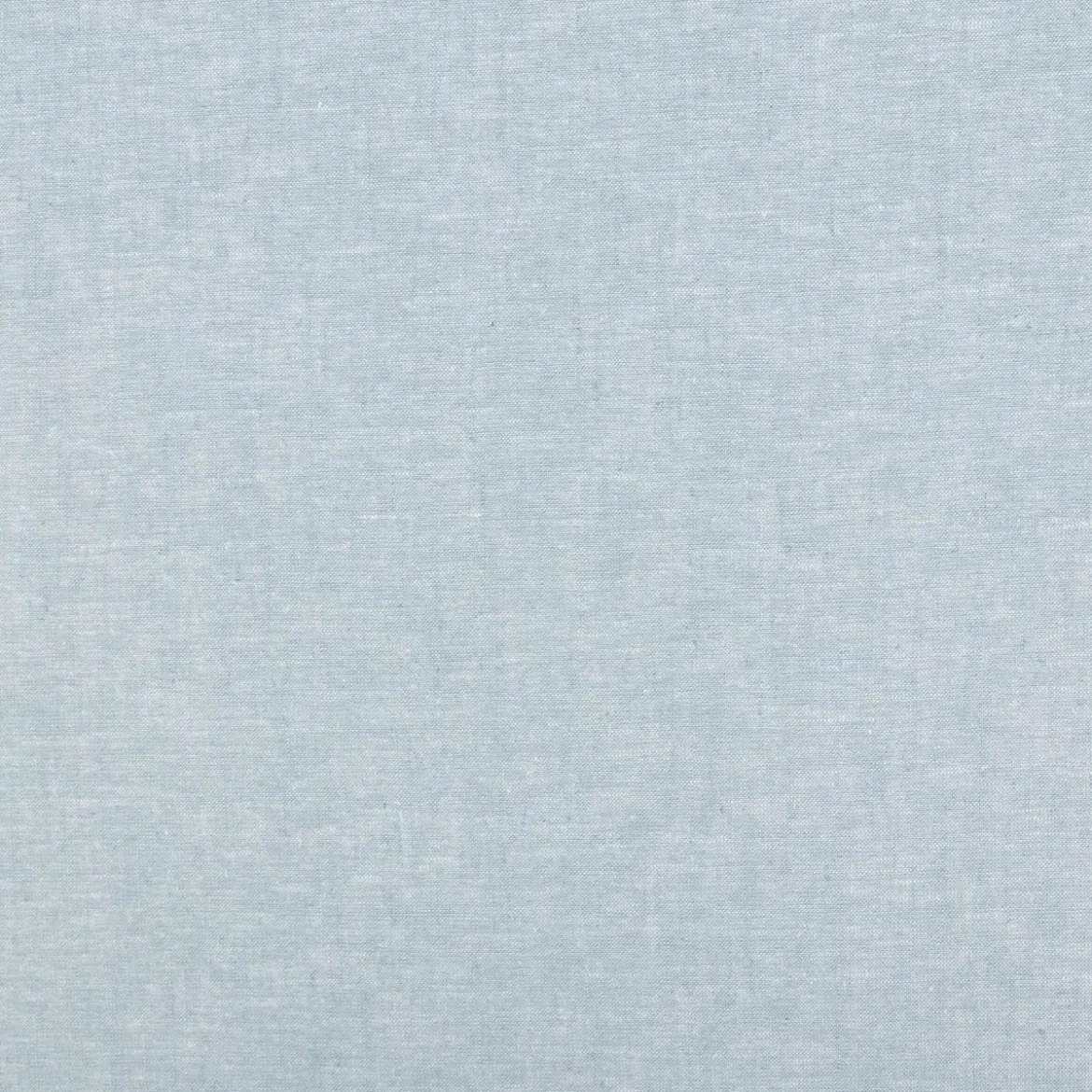 Leinen-Baumwollstoff Chambray uni meliert mint 1,38m Breite