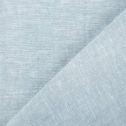 Leinen-Baumwollstoff Chambray uni meliert mint 1,38m Breite