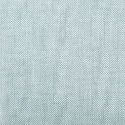 Leinen-Baumwollstoff Chambray Fischgrät meliert mint 1,38m Breite