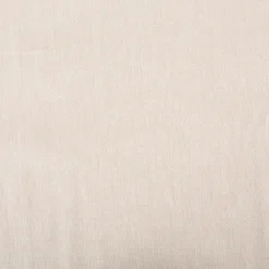 Leinen-Baumwollstoff Chambray Fischgrät meliert helles Beige 1,38m Breite
