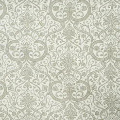 Leinen Dekostoff Meterware CELIE TOILE Ornament creme taupe