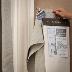 Leinengardine Gardinenstores EASY LINEN ecru 280cm breit und 280cm hoch oder Wunschhöhe von SCHÖNER LEBEN.
