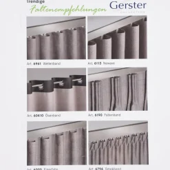 Leinen Gardinenstoff Meterware halbtransparente Leinengardine EASY LINEN uni natur 2,90m Höhe