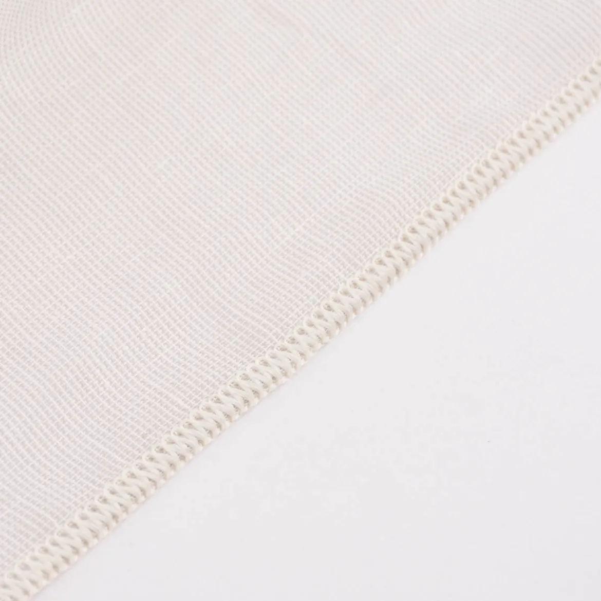 Leinen Gardinenstoff Meterware halbtransparente Leinengardine EASY LINEN uni natur 2,90m Höhe