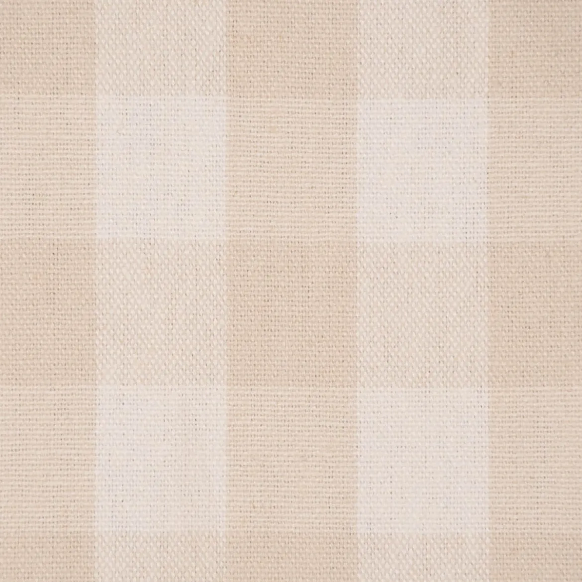 Leinenstoff Dekostoff Webstoff Keswick Natural Würfelkaro 3x3cm natur 140cm Breite