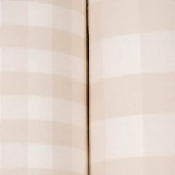 Leinenstoff Dekostoff Webstoff Keswick Natural Würfelkaro 3x3cm natur 140cm Breite