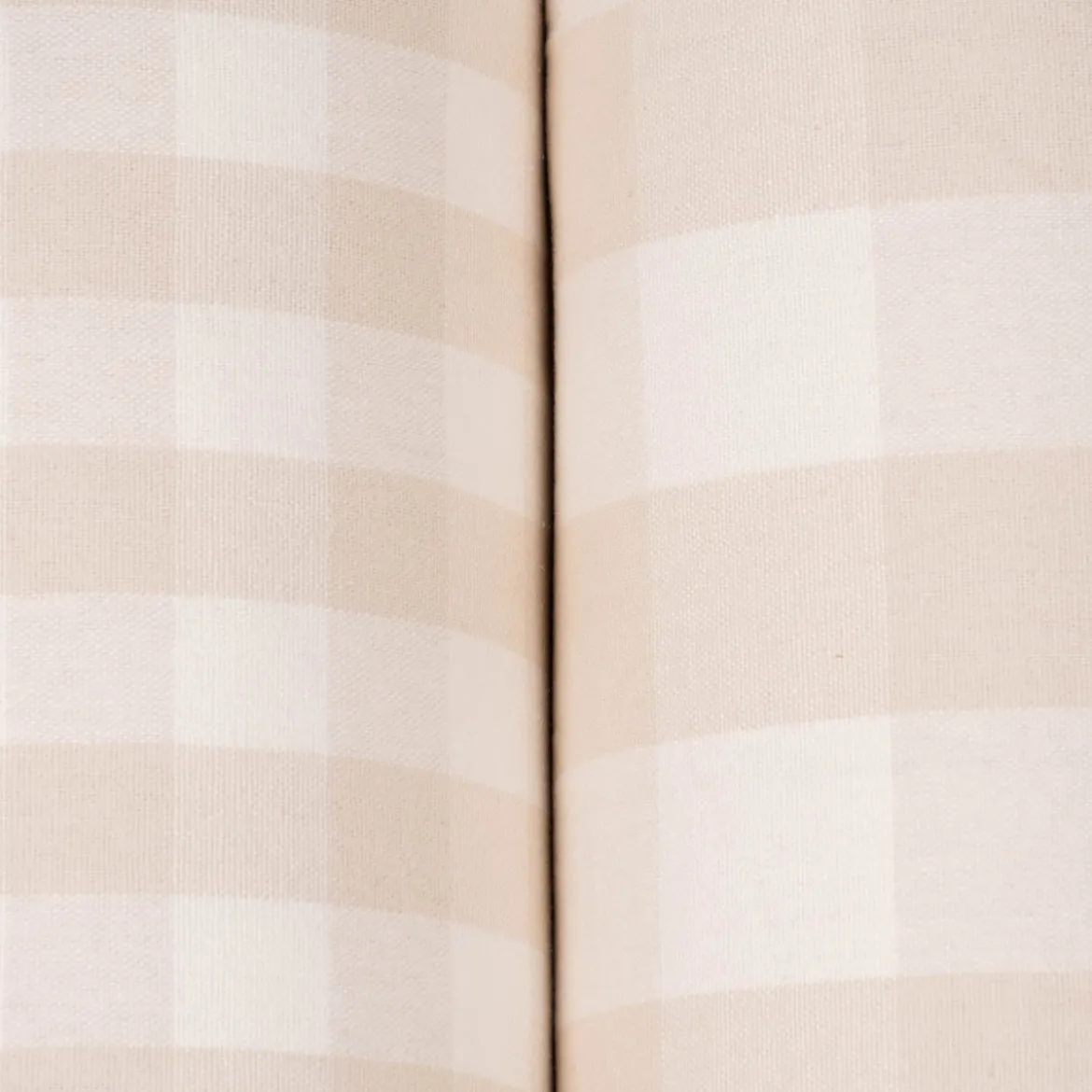 Leinenstoff Dekostoff Webstoff Keswick Natural Würfelkaro 3x3cm natur 140cm Breite