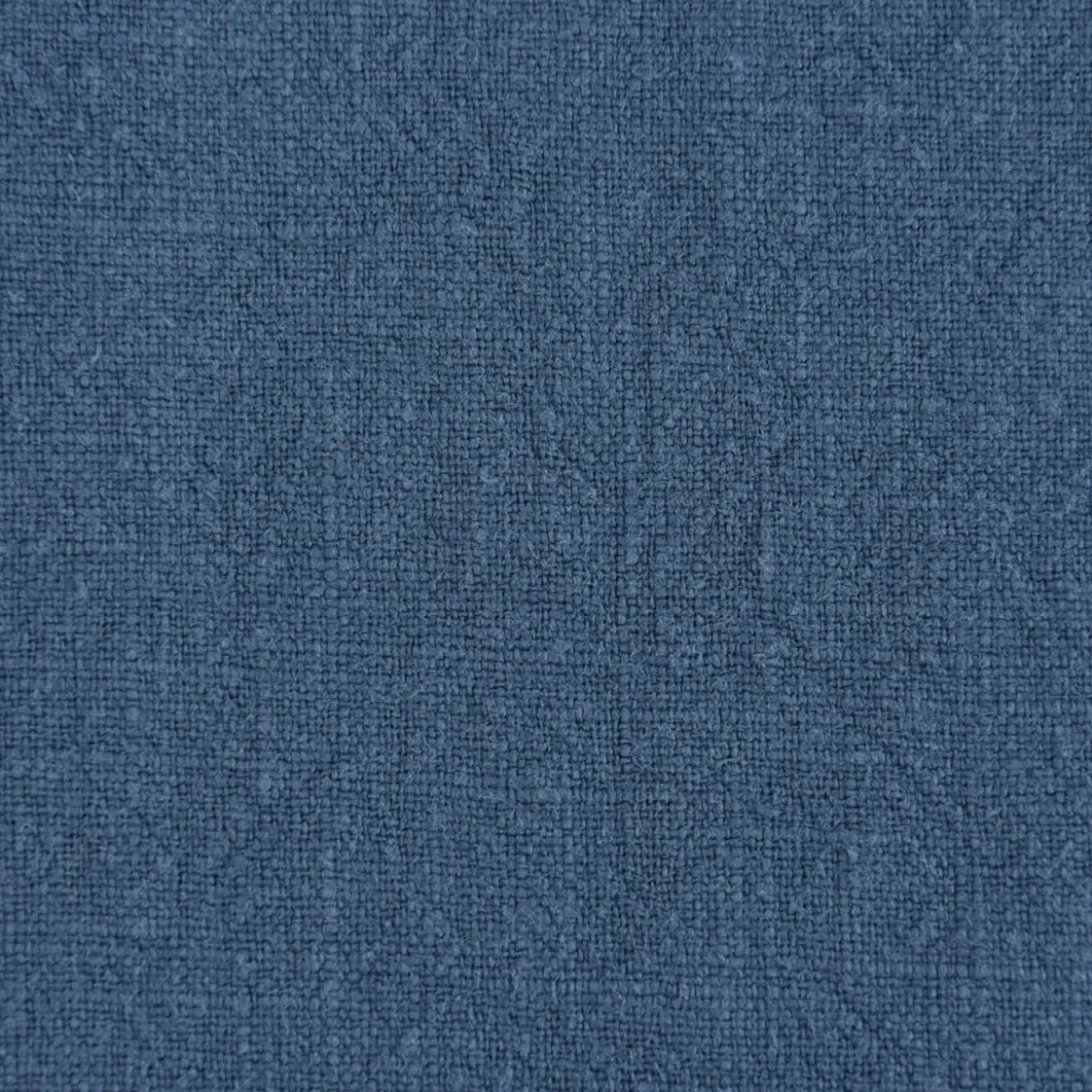 Leinenstoff mit Baumwolle in blau – pflegeleichte stone washed Meterware für Sommermode & Wohntextilien