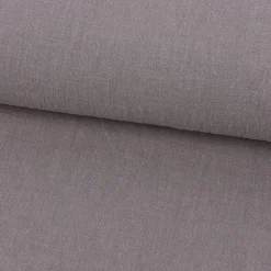 Leinenstoff mit Baumwolle in grau – pflegeleichte stone washed Meterware für Sommermode & Wohntextilien